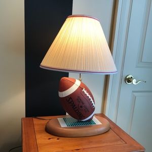 Vintage football themed lamp